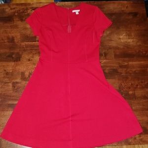 Banana Republic Cherry Red Dress Size 6 EUC